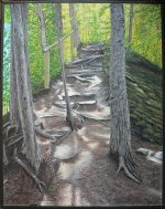 Blue Lake Trail 11x14 inches